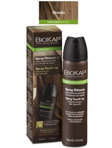 Biokap nutricolor delicato - spray ritocco capelli colore biondo - 75 ml