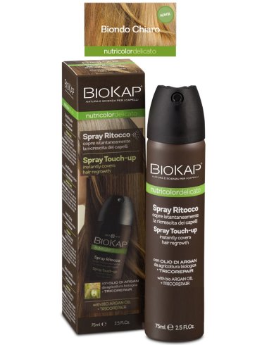 Biokap nutricolor delicato - spray ritocco capelli colore biondo chiaro - 75 ml