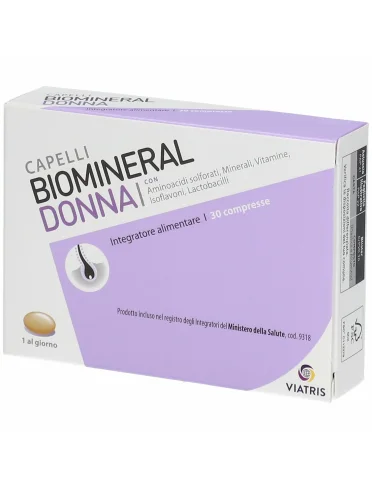 Biomineral donna - integratore capelli - 30 compresse Biomineral donna - integratore capelli - 30 compresse