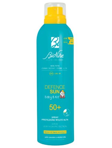 Bionike defence baby & kid - spray solare per bambini con protezione molto alta spf 50+ - 200 ml