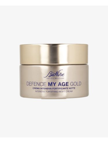 Bionike defence my age gold - crema viso intensiva fortificante notte - 50 ml