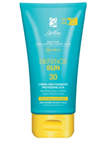 Bionike defence sun - crema viso solare fondente con protezione alta spf 30 - 50 ml Bionike defence sun - crema viso solare fondente con protezione alta spf 30 - 50 ml