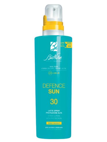 Bionike defence sun - latte solare spray corpo con protezione alta spf 30 - 200 ml
