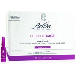 BioNike Defence Xage - Trattamento Viso Concentrato Anti-Età Effetto Lifting - 14 Fiale x 1.2 ml