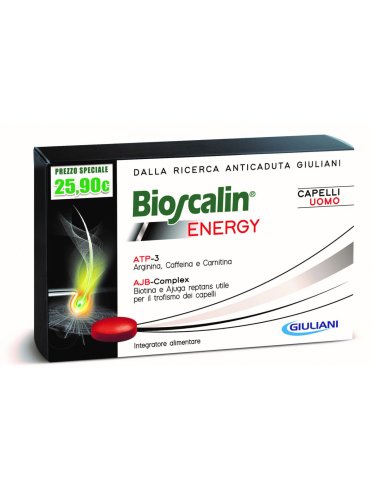 Bioscalin energy - integratore anticaduta capelli uomo - 30 compresse