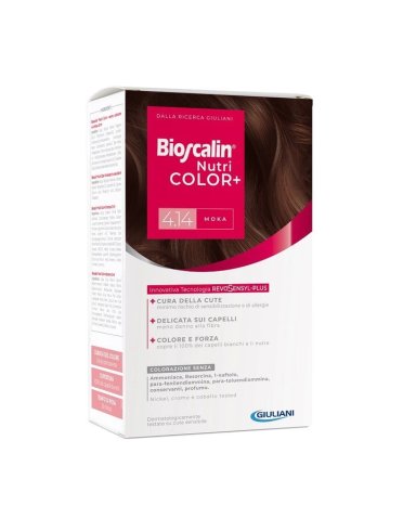 Bioscalin nutri color plus - tintura capelli colore moka n. 4.14