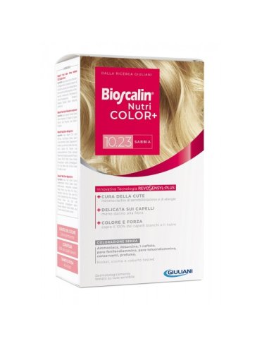 Bioscalin nutri color plus - tintura capelli colore sabbia n. 10.23