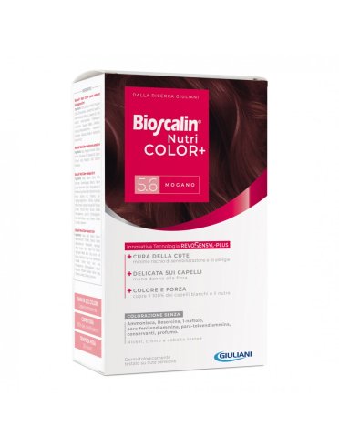 Bioscalin nutri color plus - tintura capelli colore mogano n. 5.6