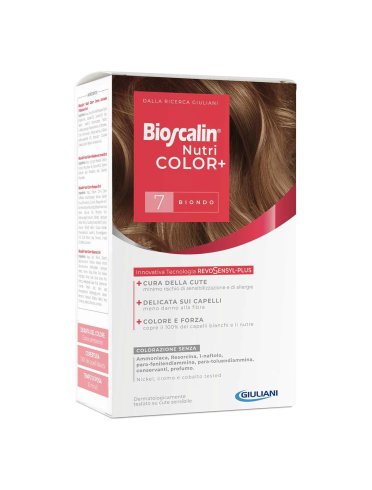 Bioscalin nutri color plus - tintura capelli colore biondo n. 7