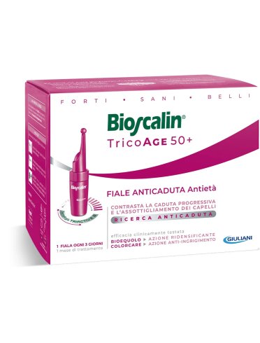 Bioscalin tricoage 50+ - trattamento anticaduta donna - 20 fiale
