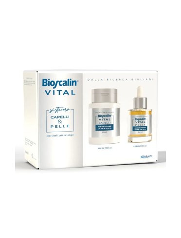 Bioscalin vital cofanetto - siero rigenerante viso 30 ml + maschera capelli 100 ml