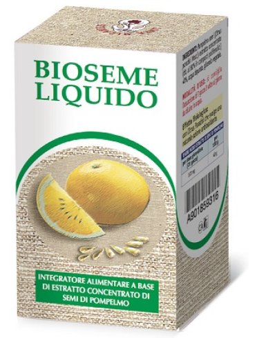 Bioseme liquido - integratore di semi di pompelmo antiossidante - gocce 20 ml