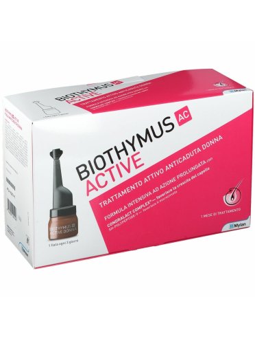 Biothymus ac active - trattamento anticaduta capelli donna - 10 fiale