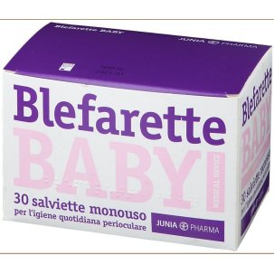 Blefarette Baby - Salviette Monouso per la Detersione di Palpebre e Ciglia - 30 Pezzi