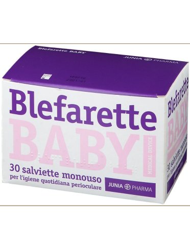 Blefarette baby - salviette monouso per la detersione di palpebre e ciglia - 30 pezzi
