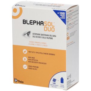 Blephasol Duo - Lozione Micellare per Pulizia di Palpebre - 100 ml + 100 Garze