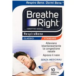 Breathe Right Cerotti Nasali Extra Forte per Respirare Meglio 30 Pezzi