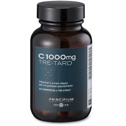 Principium C1000 mg Tre-Tard - Integratore di Vitamina C Sistema Immunitario - 60 Compresse Sublinguali