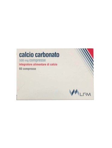 Calcio carbonato - integratore per ossa - 60 compresse