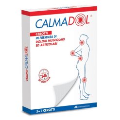 Calmadol - Cerotto Autoriscaldante per Dolori Articolari e Muscolari - 6 Pezzi