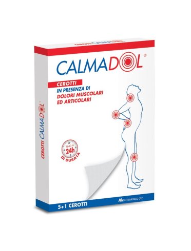 Calmadol - cerotto autoriscaldante per dolori articolari e muscolari - 6 pezzi