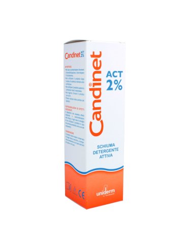 Candinet act 2% - schiuma detergente attiva igiene intima - 150 ml