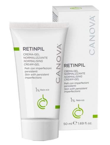 Canova retinpil - crema gel viso normalizzante per pelle acneica - 50 ml