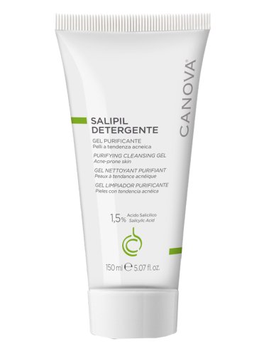 Canova salipil - detergente gel viso purificante per pelle acneica - 150 ml