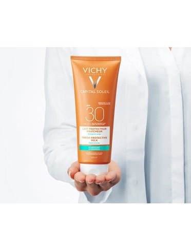 Vichy capital soleil - latte solare corpo con protezione alta spf 30 - 300 ml