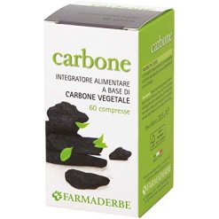 Carbone Vegetale Integratore Regolarità Intestinale 60 Compresse