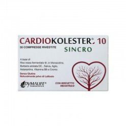 Cardiokolester 10 Sincro - Integratore per il Controllo del Colesterolo - 30 Compresse Rivestite