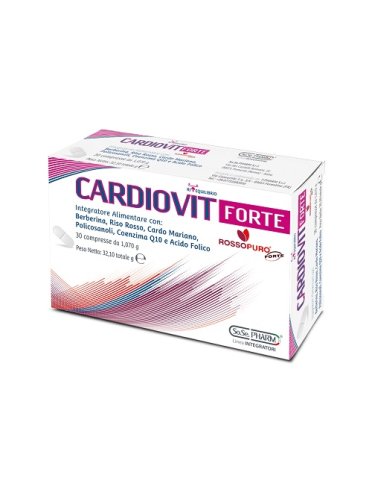 Cardiovit forte integratore controllo colesterolo 30 compresse
