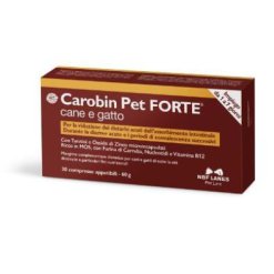 Carobin Pet Forte Benessere Intestinale Cane e Gatto 30 Compresse