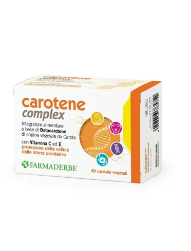 Carotene complex integratore antiossidante 40 capsule Carotene complex integratore antiossidante 40 capsule