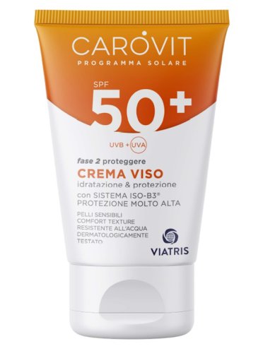 Carovit programma solare - crema viso protezione 50+ - 50 ml