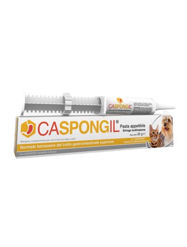 Caspongil pasta - trattamento del benessere gastrointestinale di cane e gatti - 30 g