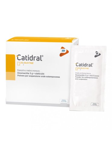 Catidral plus - integratore per regolarità intestinale - 20 bustine