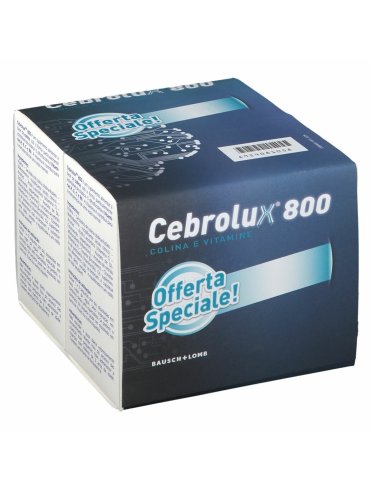 Cebrolux 800 - integratore antiossidante per il benessere della vista - formato bipack 2 x 30 bustine