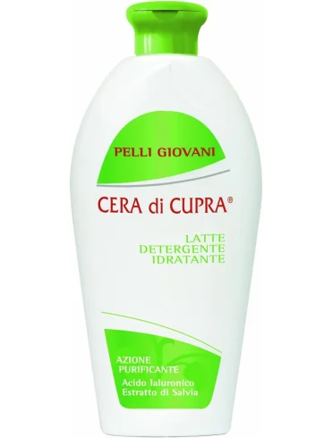 Cera di cupra latte detergente pelli giovani 200 ml Cera di cupra latte detergente pelli giovani 200 ml