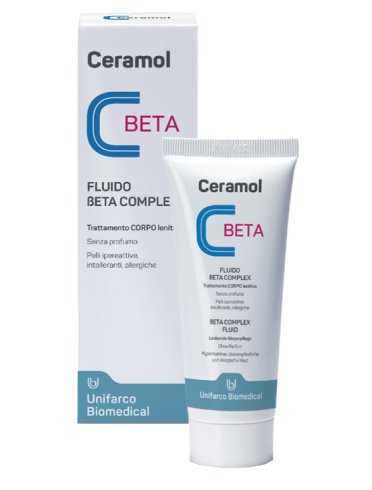 Ceramol beta fluido complex crema corpo pelle allergica 100 ml