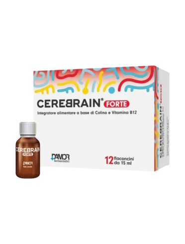 Cerebrain forte integratore funzione cognitiva 12 flaconi Cerebrain forte integratore funzione cognitiva 12 flaconi