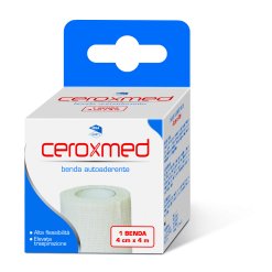 Ceroxmed - Benda Elastica Autoaderente 4 cm x 4 m - 1 Benda
