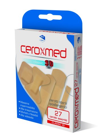 Ceroxmed - cerotti classic 3d - 27 pezzi assortiti