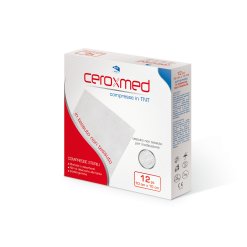 Ceroxmed - Garza Compresse in Tessuto non Tessuto 10 x 10 cm - 12 Pezzi