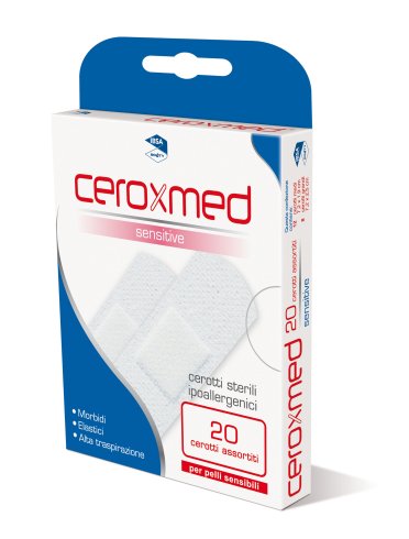 Ceroxmed sensitive - cerotto sterile ipoallergenico - 20 pezzi assortiti