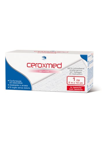 Ceroxmed sensitive - garza da medicazione fix 2 m x 10 cm - 1 pezzo 