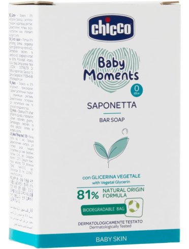 Chicco baby moments sapone solido 100 g