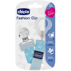 Chicco Fashion Clip Catenella Salvasucchietto Azzurro 0m+