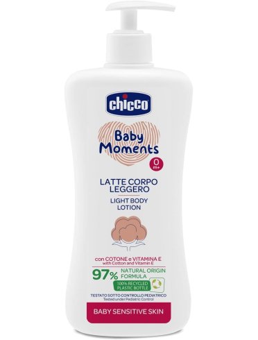 Chicco baby moments latte corpo sensitive 500 ml