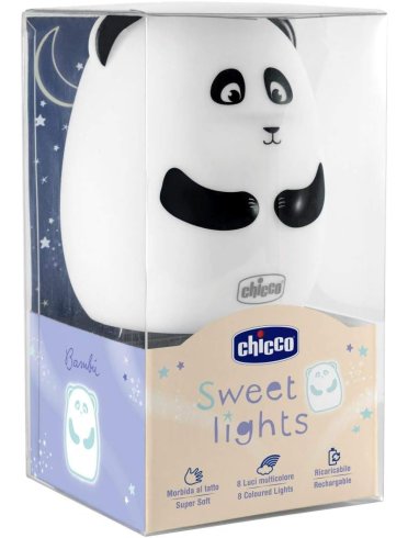 Chicco luce nottura panda ricarica usb